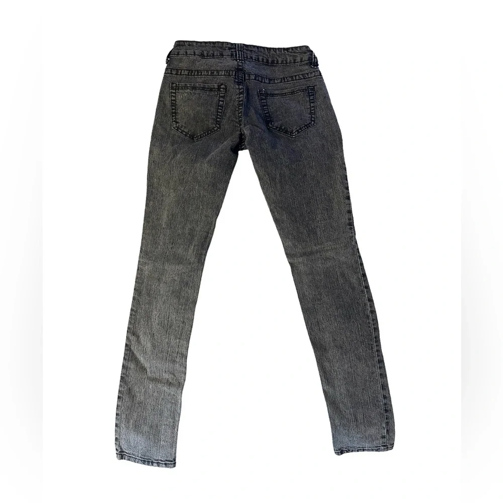 Forever 21 Gray Stone Wash Fade Skinny Jeans Size 27 - Picture 3 of 9
